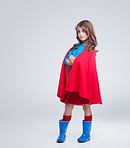 Within every little girl is the courage of a superhero