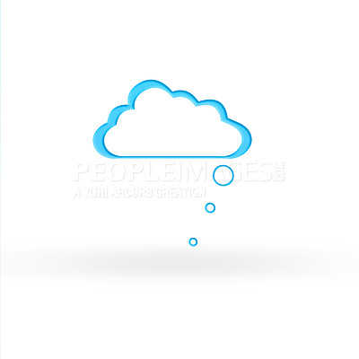 Buy stock photo Conceptual image representing modern cloud computing