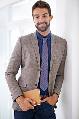 Buy stock photo Shot of a stylish businessman