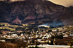 Dramatic beauty of Cape Town at night