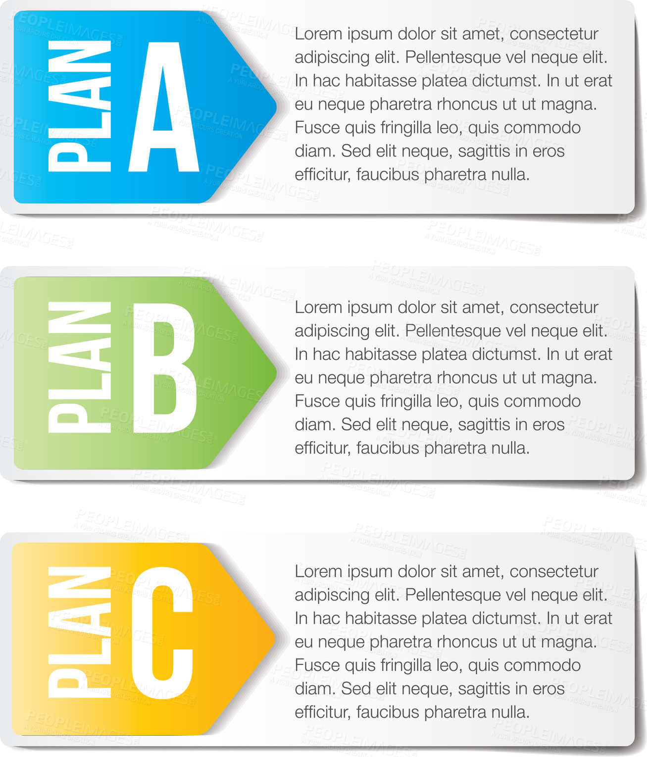 Buy stock photo Infographic, information and steps template for advertising, brochure or flyer concept for business. Document, poster and marketing with abstract leaflet, instruction and graphics illustration