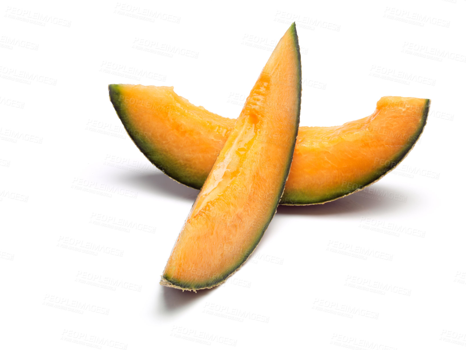 Buy stock photo Studio shot of fresh cantaloupe