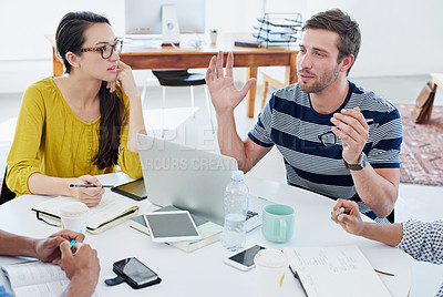 Buy stock photo Shot of a group of designers at work in an office