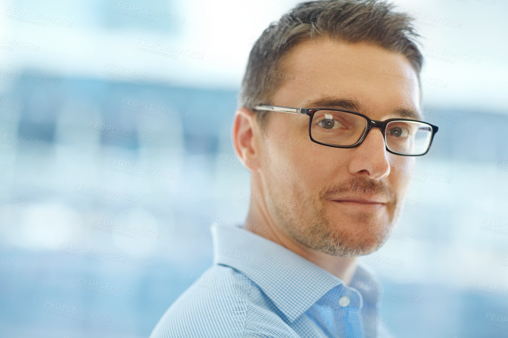 Buy stock photo Cropped portrait of a handsome mature businessman