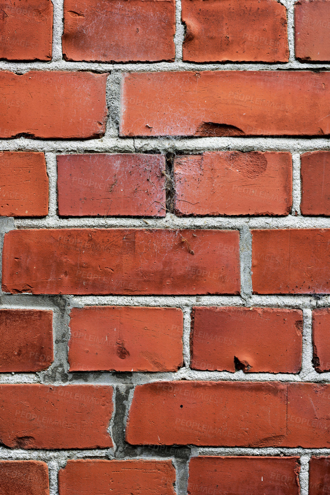 Buy stock photo A closeup shot of a brick wall