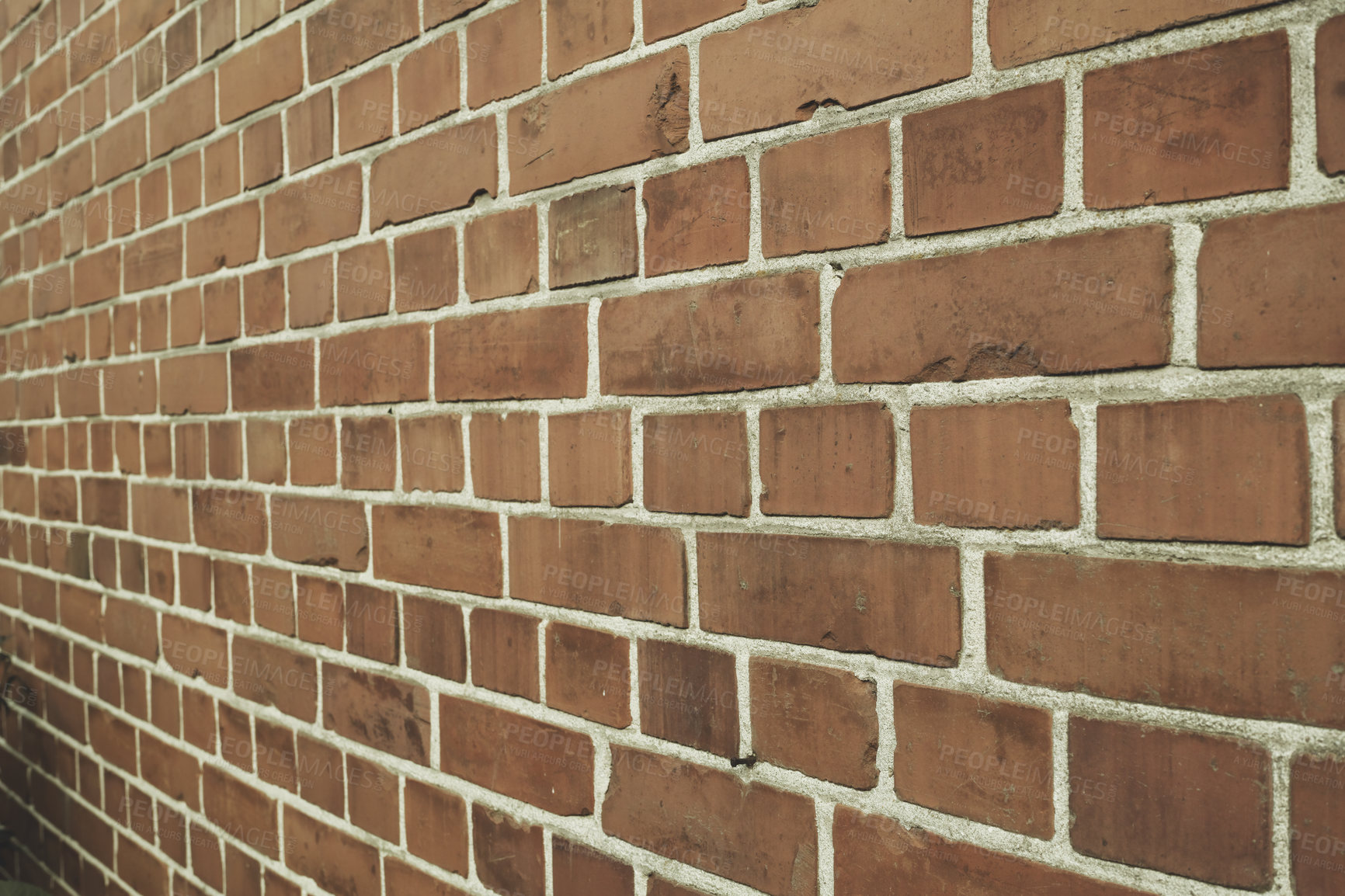 Buy stock photo A closeup shot of a brick wall