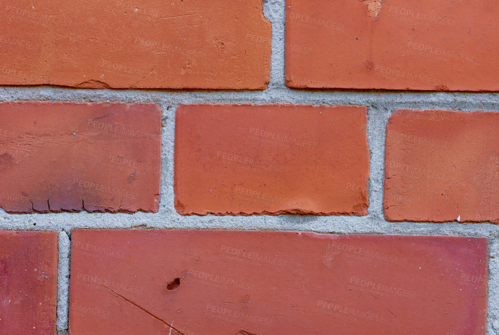 Buy stock photo A closeup shot of a brick wall