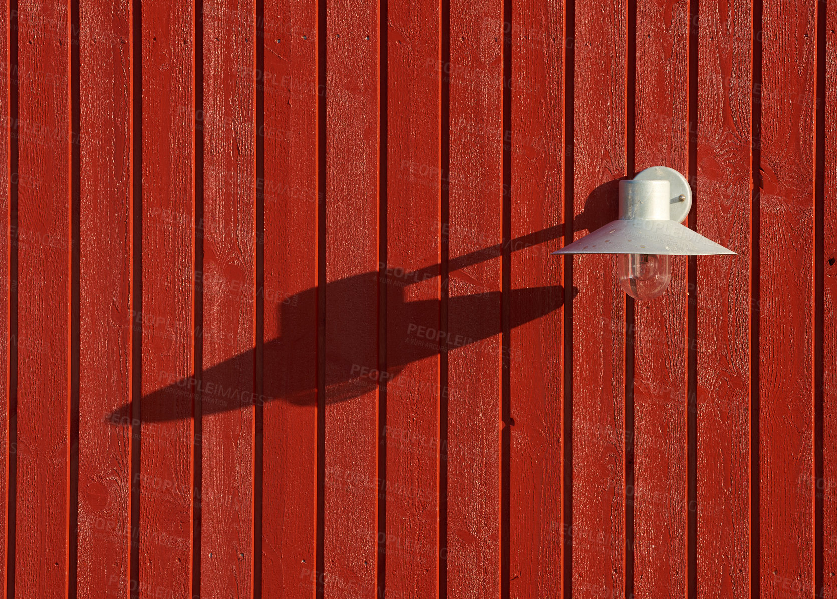 Buy stock photo A  red wall of wood  with a lot of copy space 