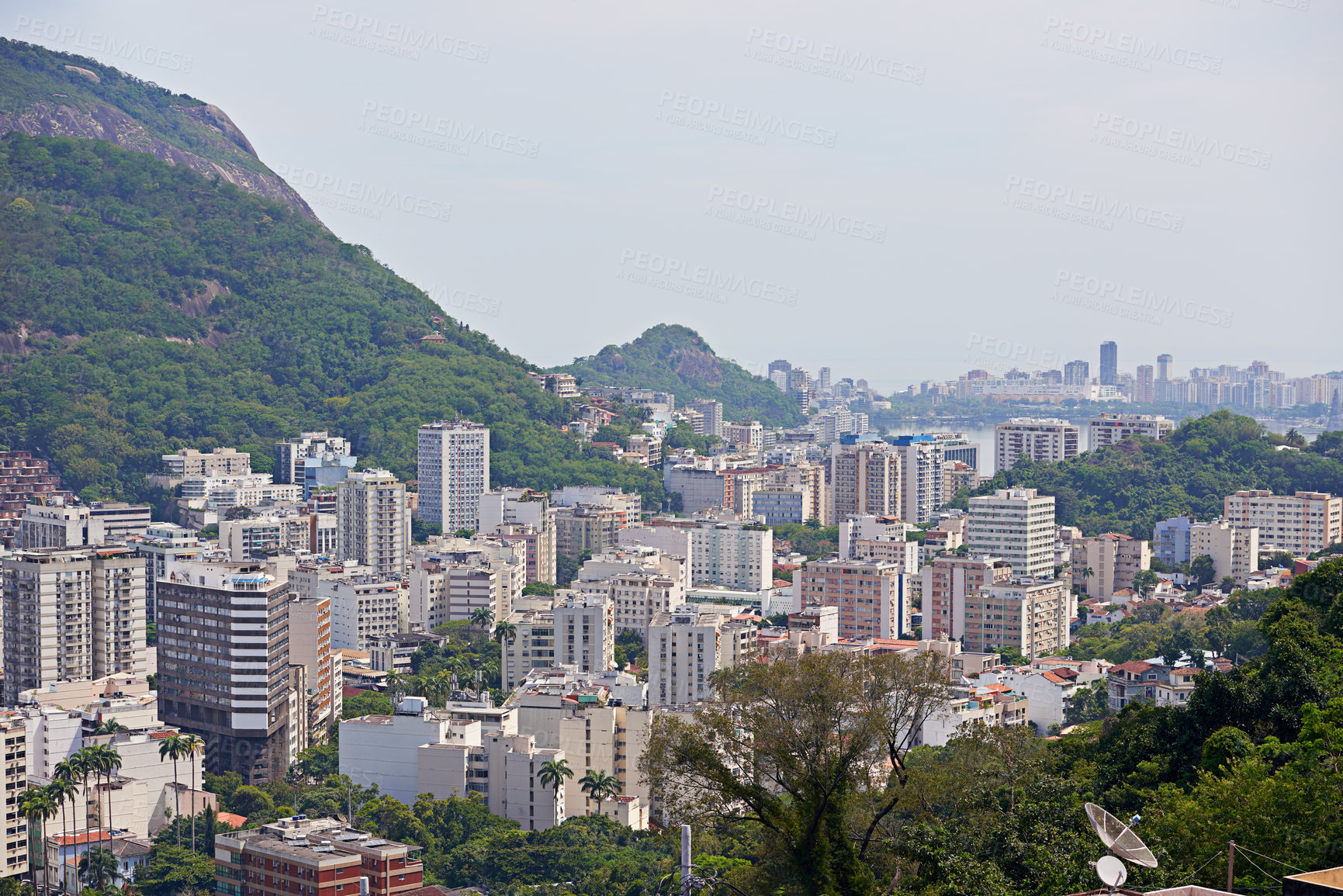 Buy stock photo A cityscape of Brazil
