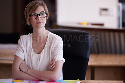 Buy stock photo Cropped shot of a creative business office