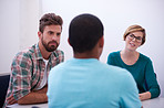 An informal business meeting
