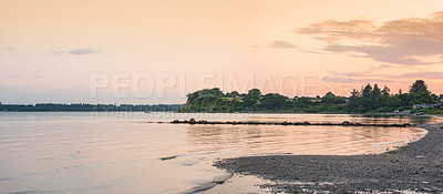 Buy stock photo Cropped shot of the peaceful ocean