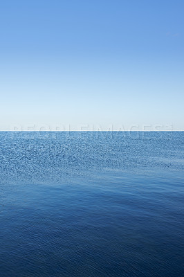 Buy stock photo Cropped shot of the peaceful ocean