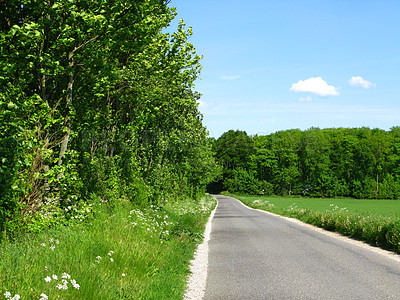 Buy stock photo A beautiful scenic road