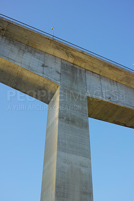 Buy stock photo Bridge road in Norway