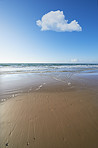 The west coast beach of Jutland, Denmark