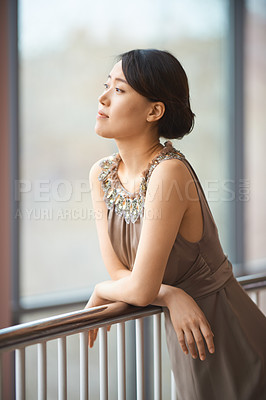 Buy stock photo Shot of an elegantly dressed young woman