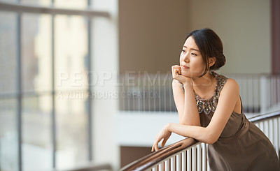 Buy stock photo Shot of an elegantly dressed young woman