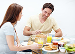 Bonding at breakfast - Expecting parents