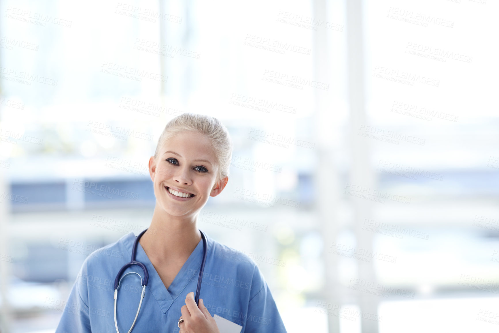 Buy stock photo A smiling healthcare professional