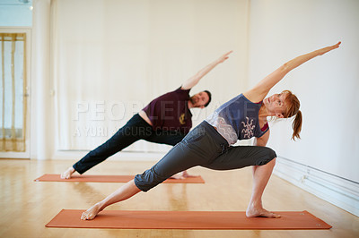 They're taking care of their overall wellbeing with yoga