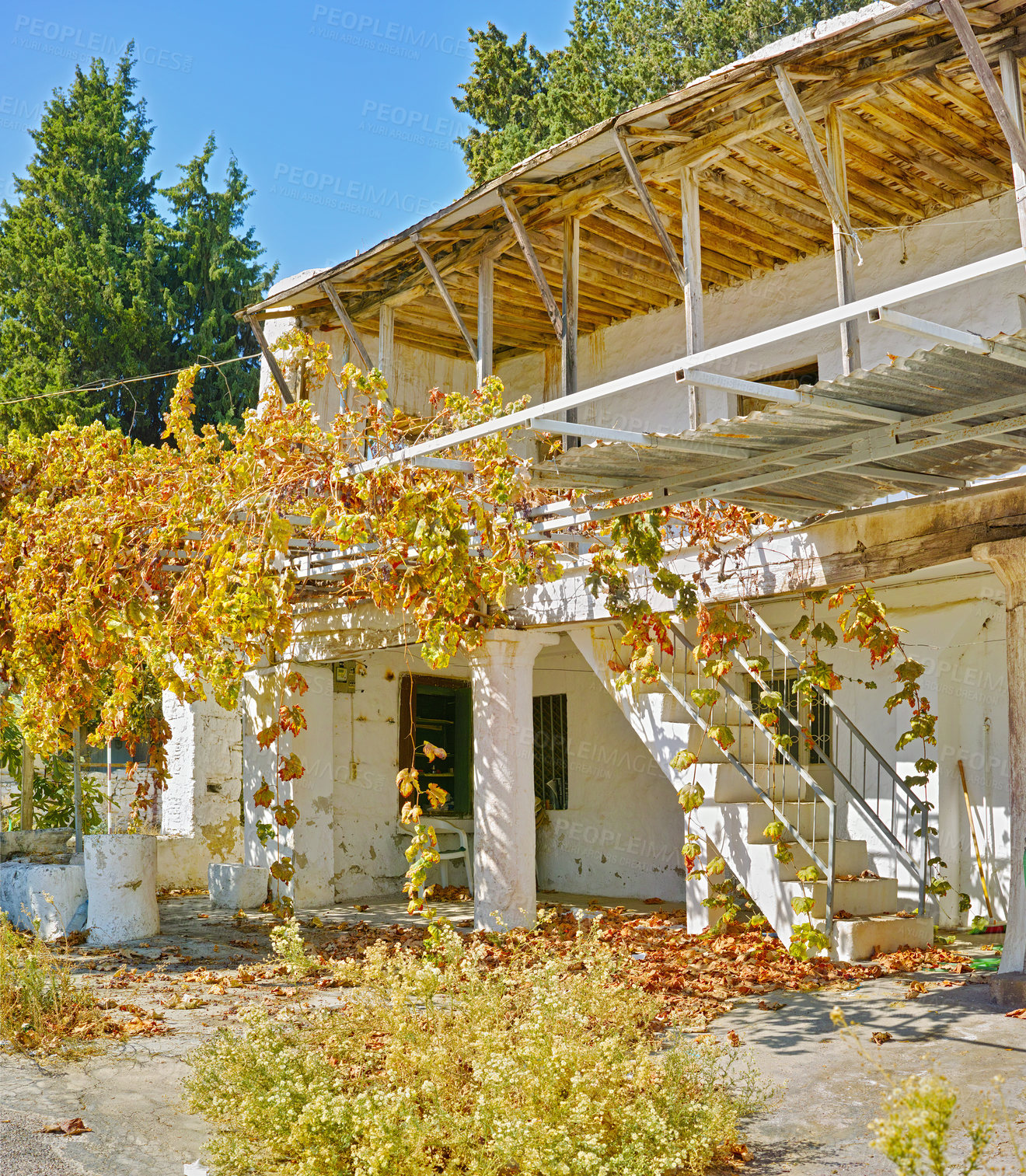 Buy stock photo City photos of modern houses in the city of Bodrum, Turkey