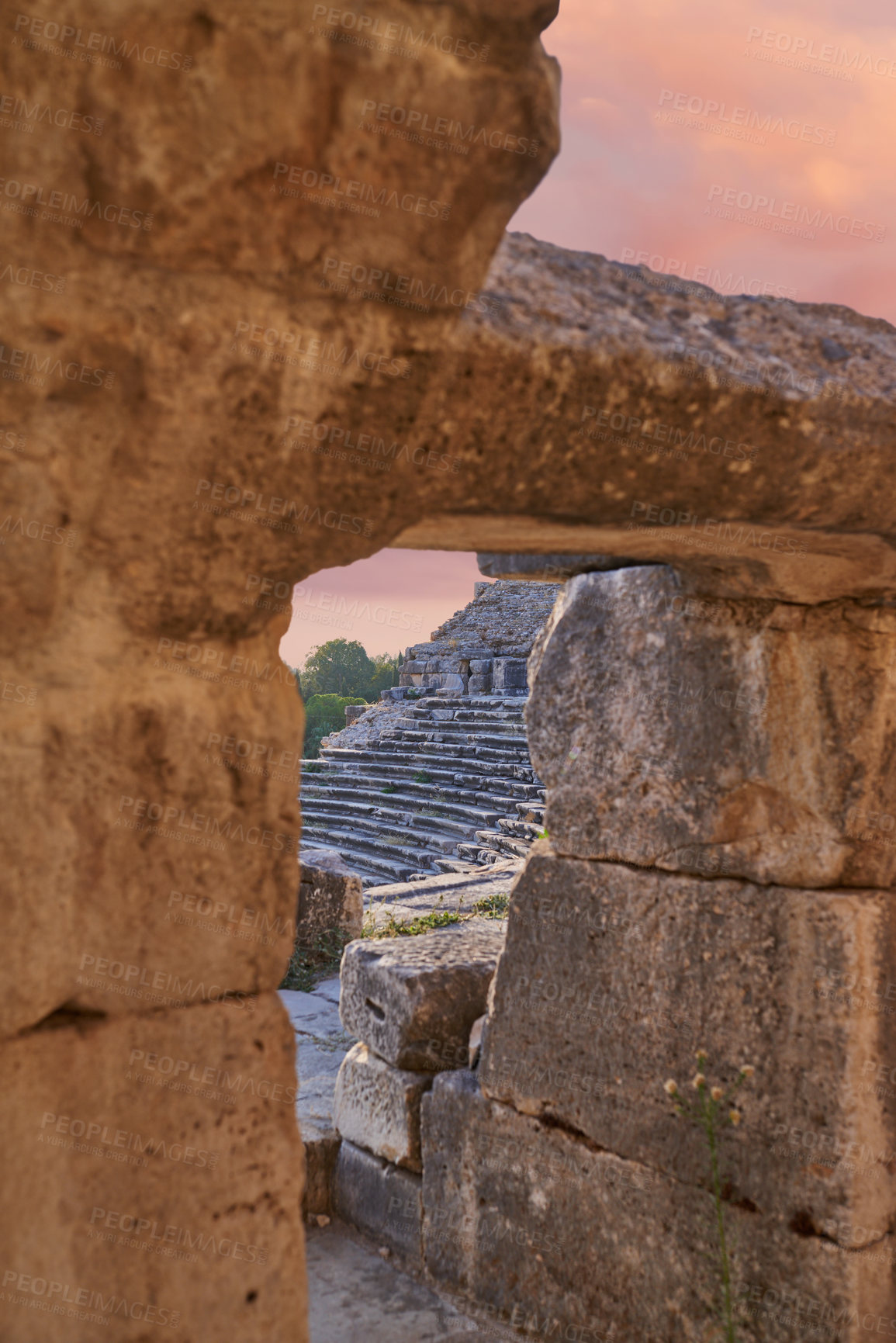 Buy stock photo Photo from Miletus. Miletus was an ancient Greek city on the western coast of Anatolia, near the mouth of the Maeander River in ancient Caria. Its ruins are located near the modern village of Balat in AydÄ±n Province, Turkey