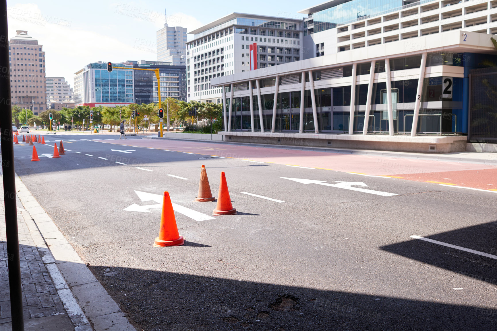 Buy stock photo Cropped shot of the Cape Town CBD