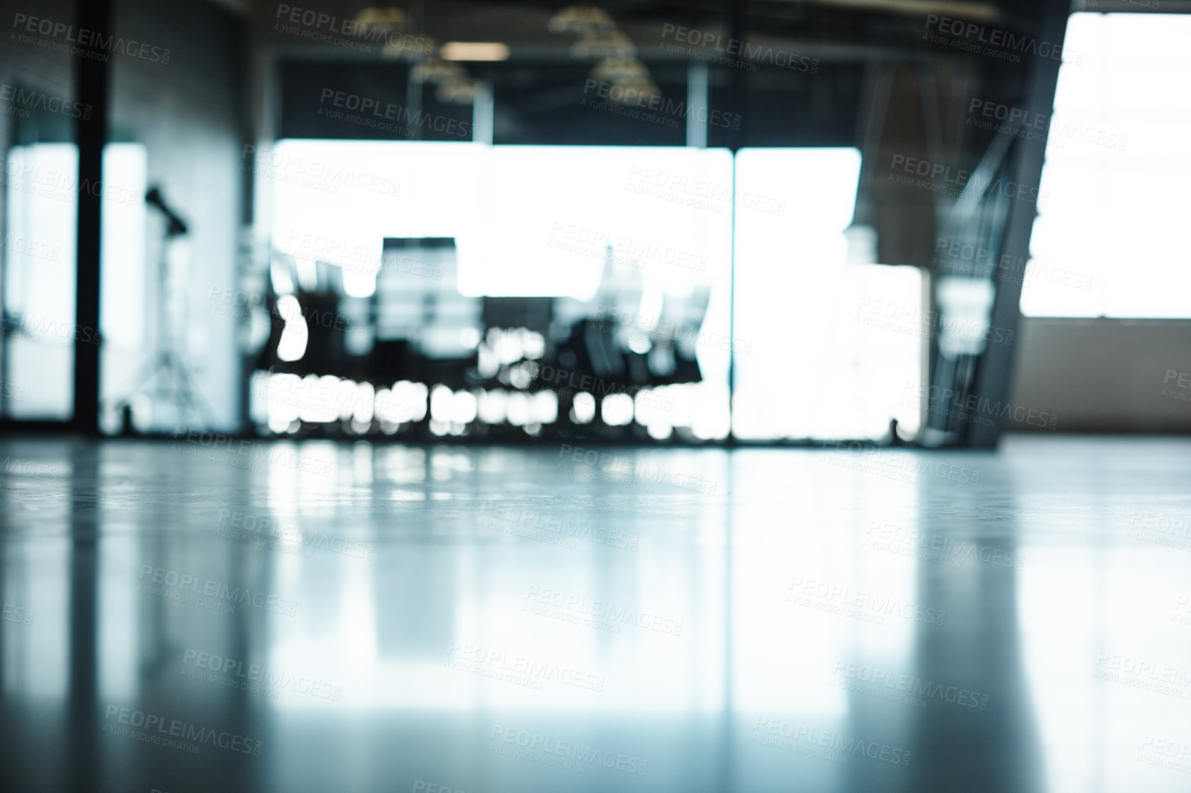 Buy stock photo Shot of an empty boardroom