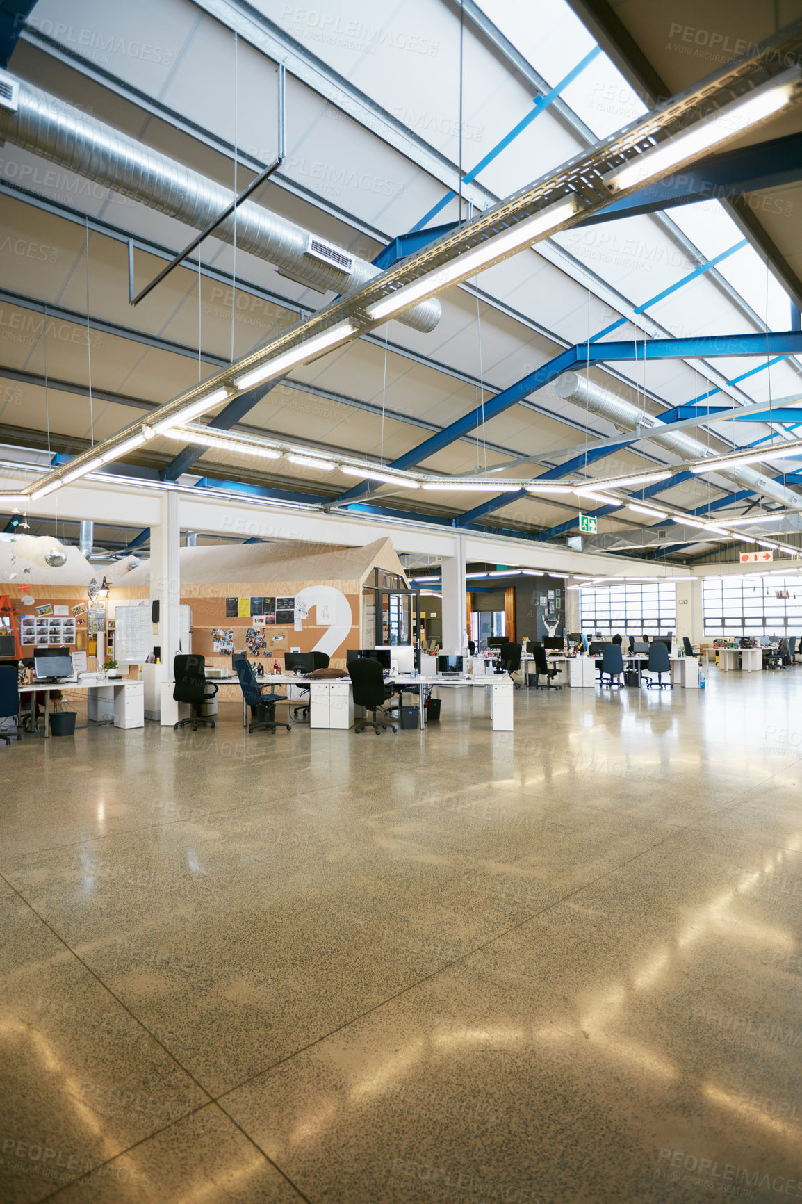 Buy stock photo Shot of an empty office