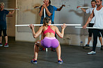 Overhead squats develop mobility and flexibility