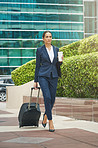 Business never stops moving and neither does she