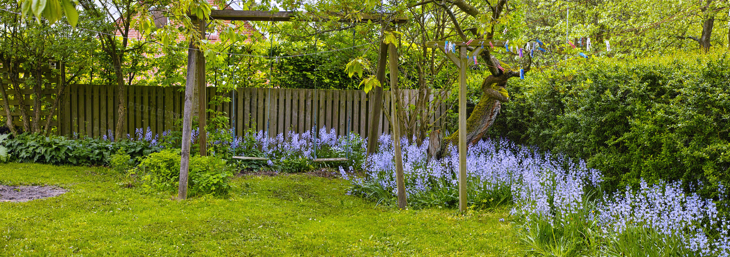 Buy stock photo A photo of the garden in summertime