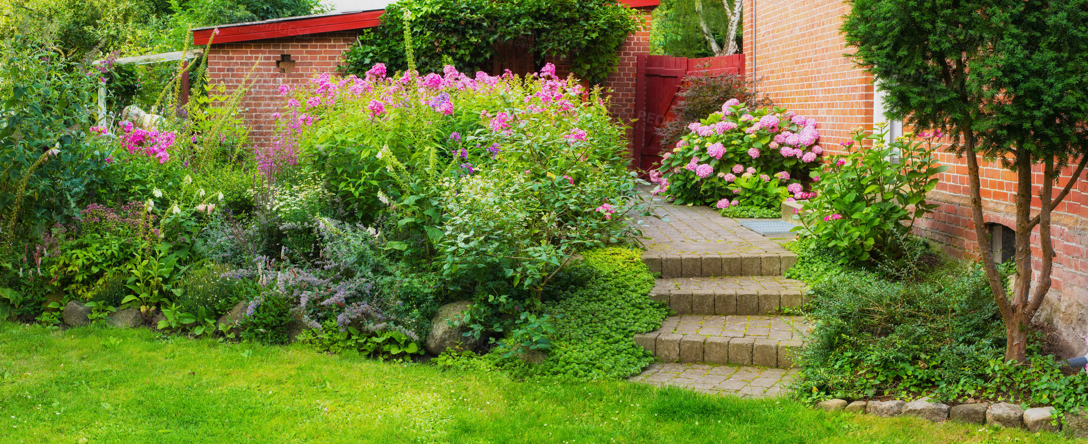 Buy stock photo A photo of the garden in summertime