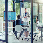 Sharing valuable information with his staff