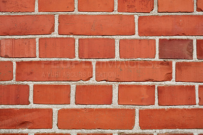 Buy stock photo A photo of a very old brick wall