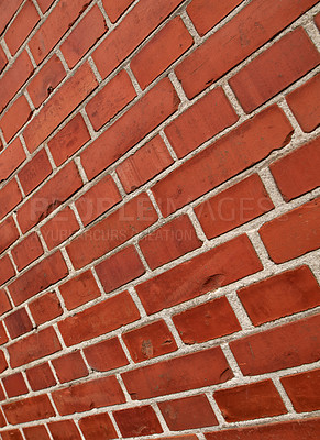 Buy stock photo A photo of a very old brick wall