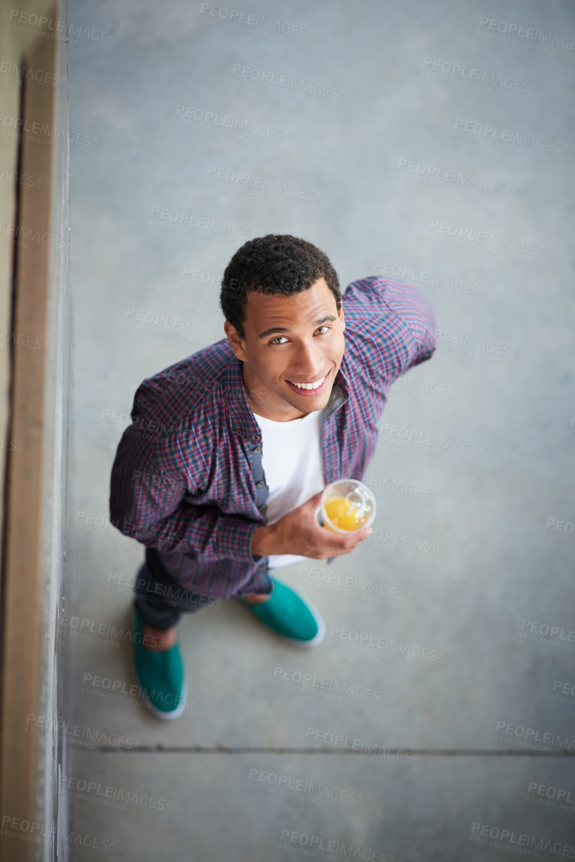 Buy stock photo Portrait of a university student on campus