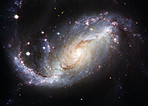 View of Barred Spiral Galaxy NGC 1672