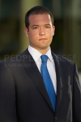Buy stock photo Portrait of a handsome businessman