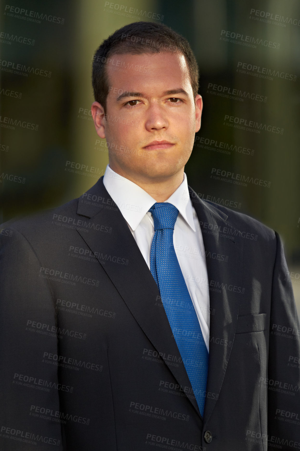 Buy stock photo Portrait of a handsome businessman