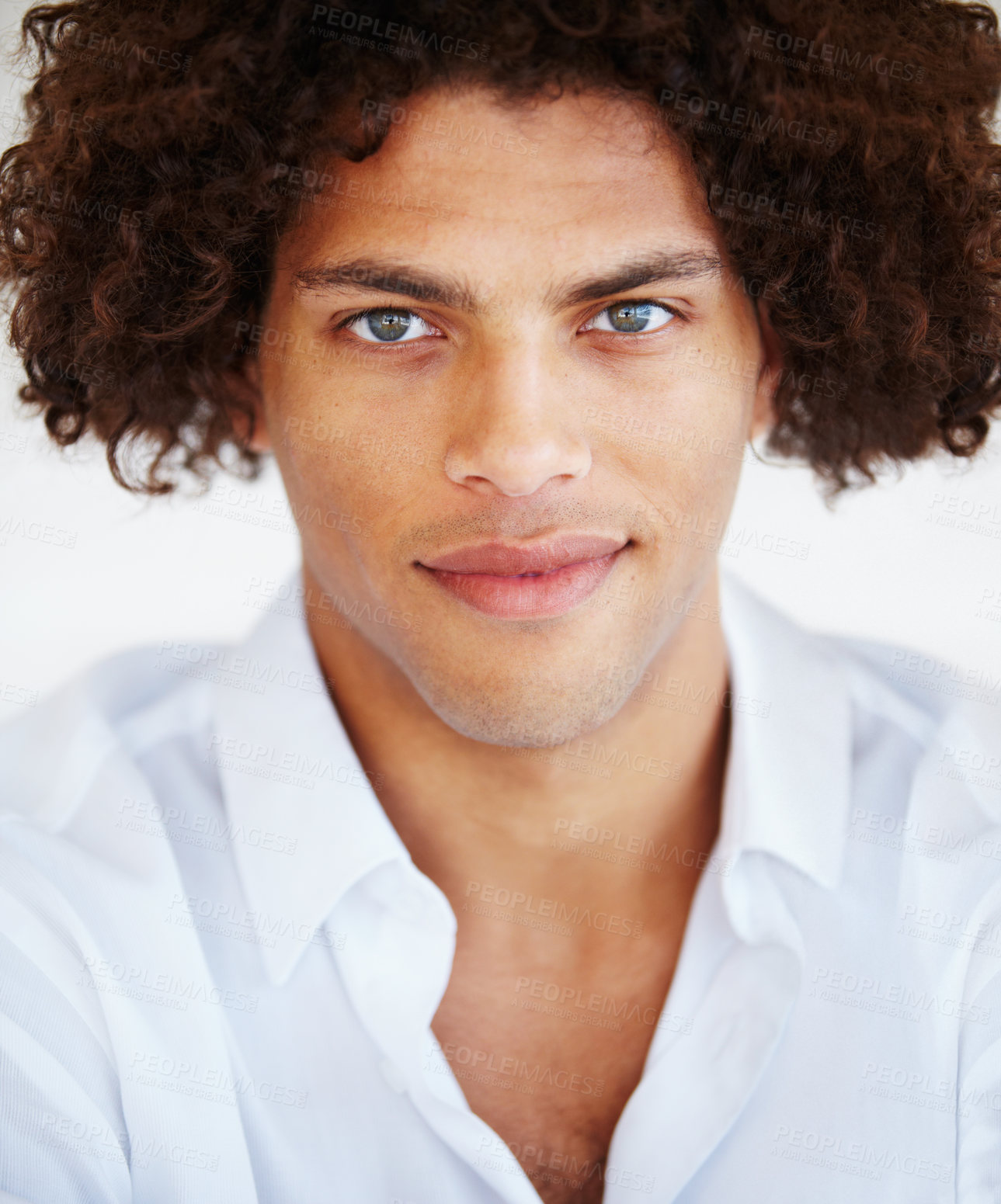 Buy stock photo Portrait of a handsome young man