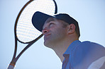 Tennis is the blazing sun