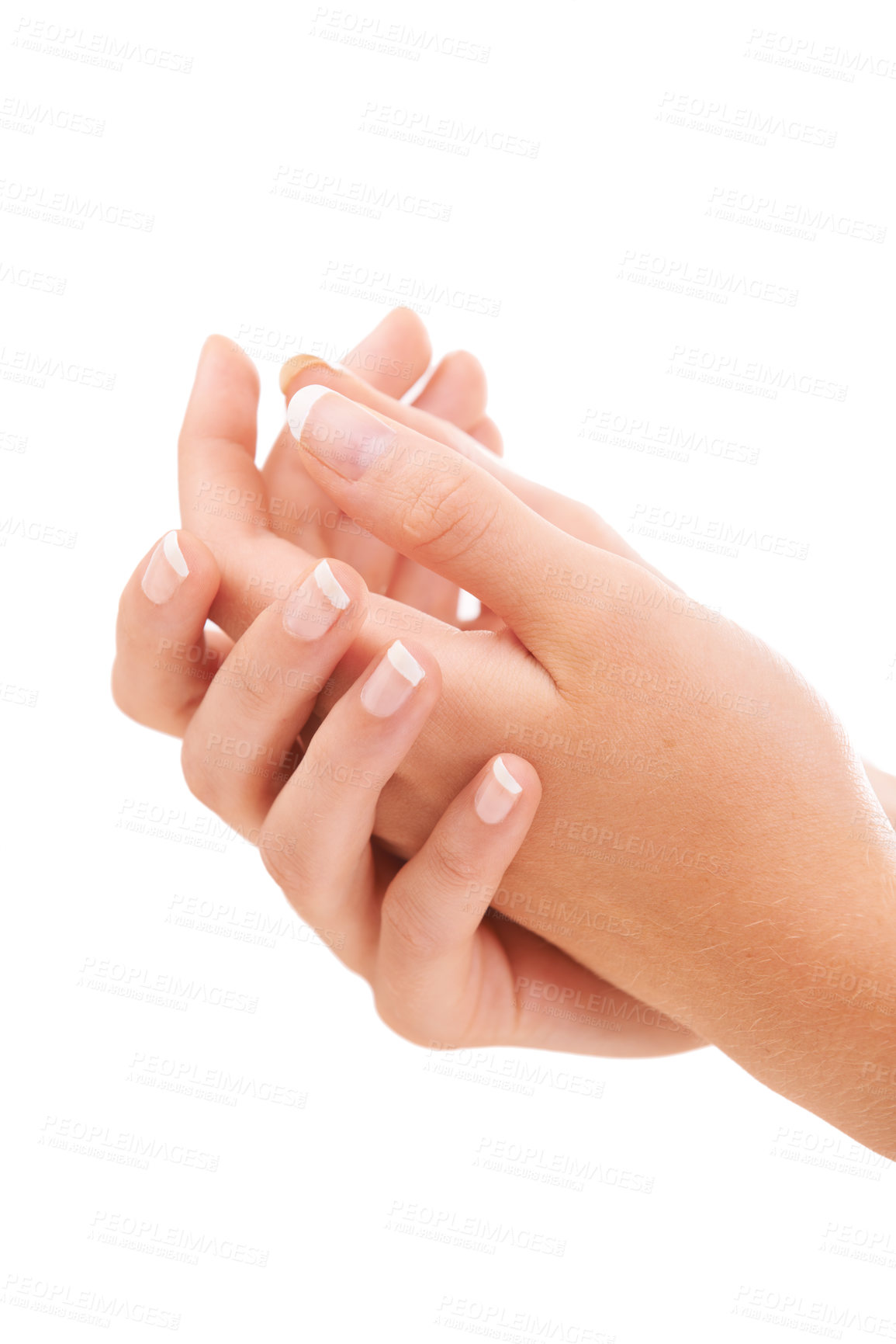 Buy stock photo Cropped shot of a woman's hands