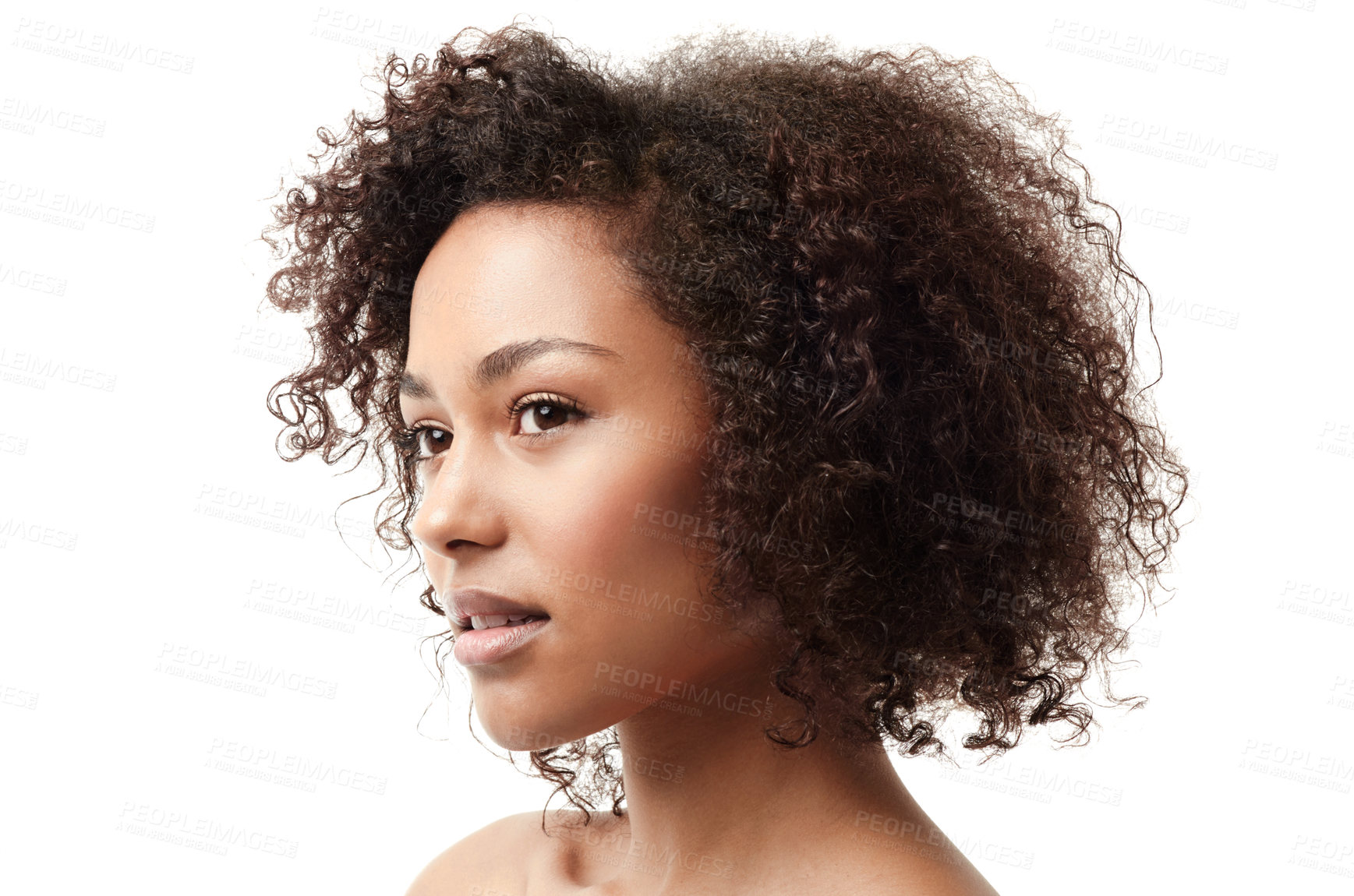 Buy stock photo A beautiful young woman looking at the camera