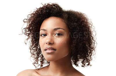 Buy stock photo A beautiful young woman looking at the camera