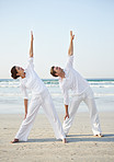 Seaside yoga