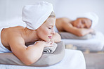 Having a girls day at the day spa