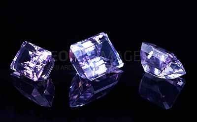 Buy stock photo Studio shot of beautiful gemstones