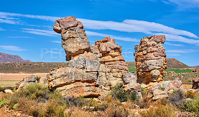 Buy stock photo The Cederberg Wilderness Area, managed by Cape Nature Conservation, is a wonderfully rugged mountain range about 200km north of Cape Town. Largely unspoiled, this designated wilderness area is characterised by high altitude fynbos and, not surprisingly, considering the name, sizeable cedar trees.